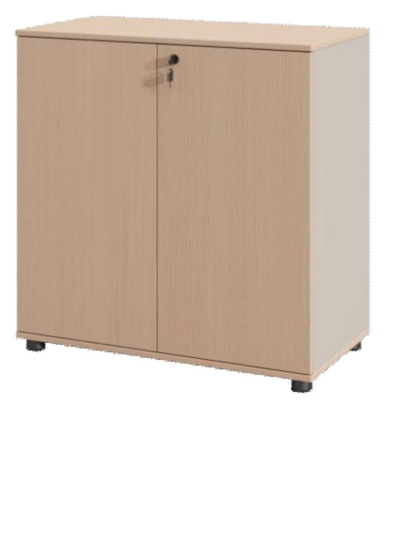 أدين خزانة ملفات مكتبية مع قفل، خزانة تخزين مستندات وأرشيف بمقاس 80×40×126 سم - Image 3